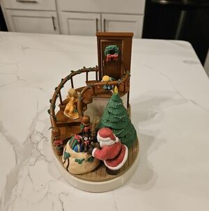 1989 House Of Lloyd Twas The Night Before Christmas Musical Box